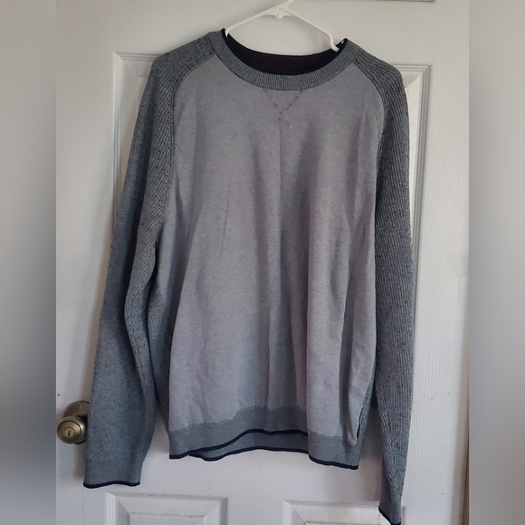 TED BAKER MENS CREWNECK WITH KNITTED BACK SIZE 5 - Picture 1 of 6